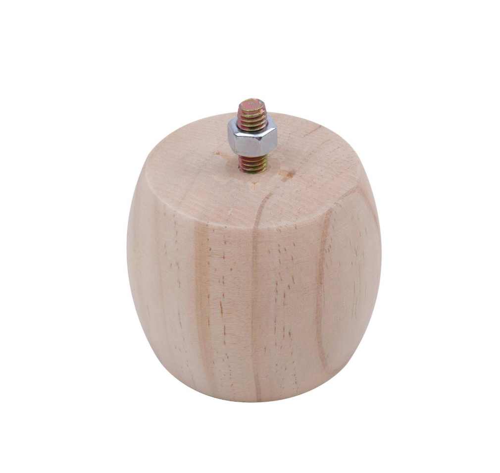 70MM ROUND PLAIN WOODEN FOOT F