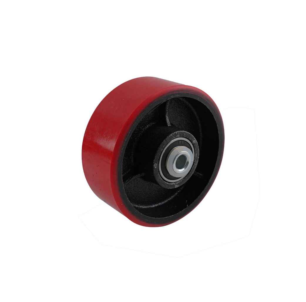 125MM URETHANE/CAST IRON WHEEL PRECISION BRG