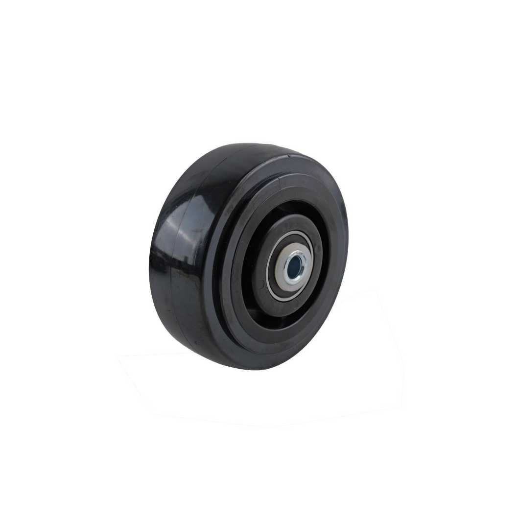 125MM BLACK NYLON WHEEL PRECISION BEARING