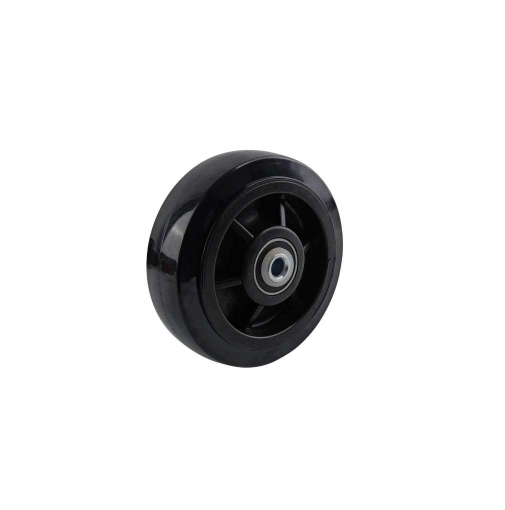 150MM BLACK NYLON WHEEL PRECISION BEARING