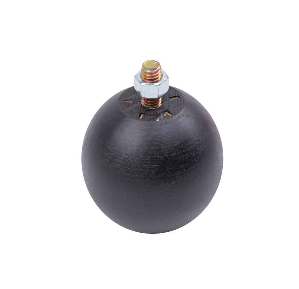 70X70MM ROUND BLACK STAIN PINE