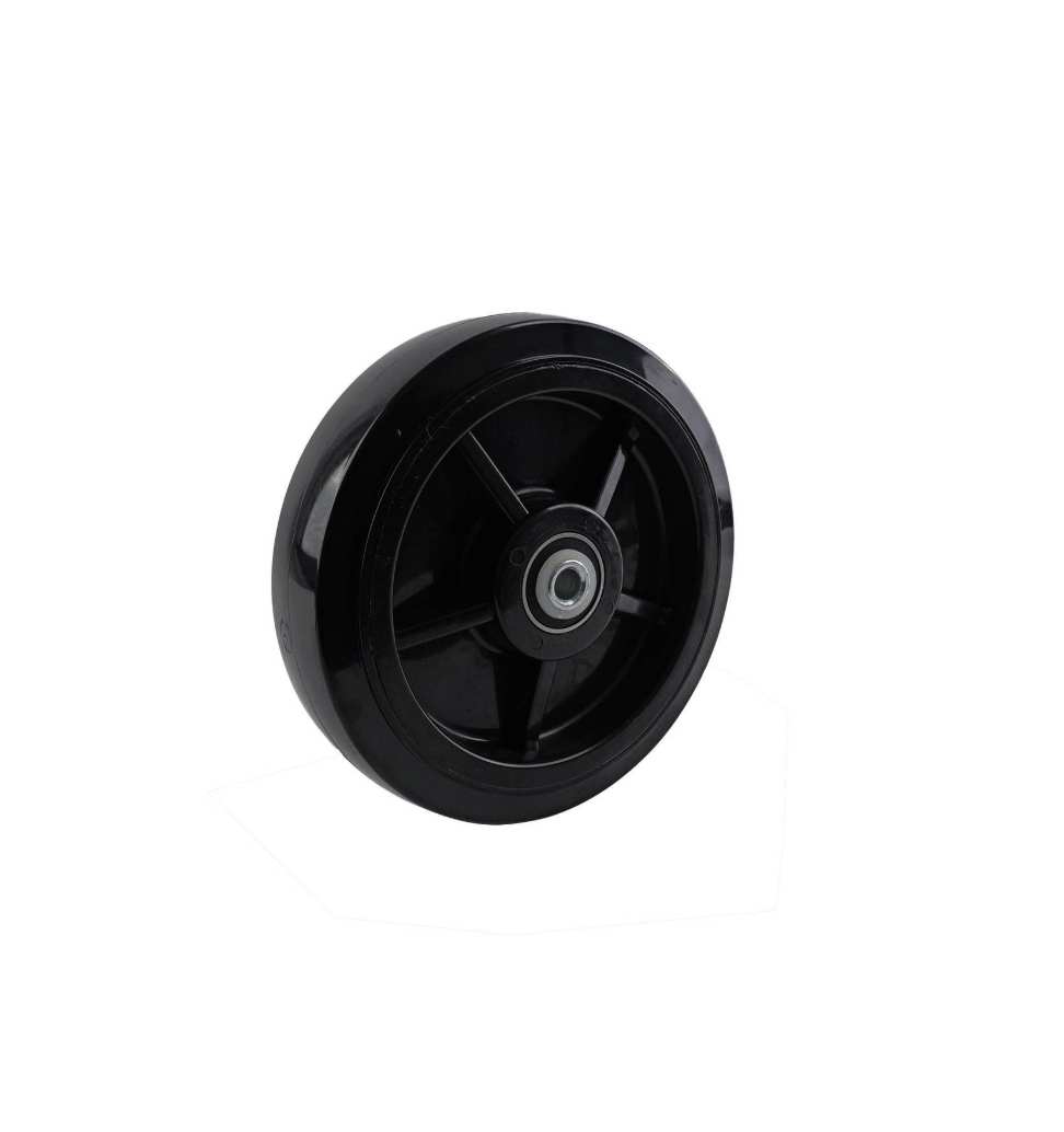 200MM BLACK NYLON WHEEL PRECISION BEARING