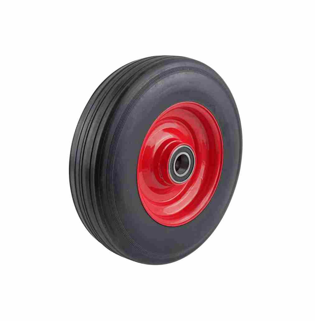 280MM RED METAL CENTRED WHEEL