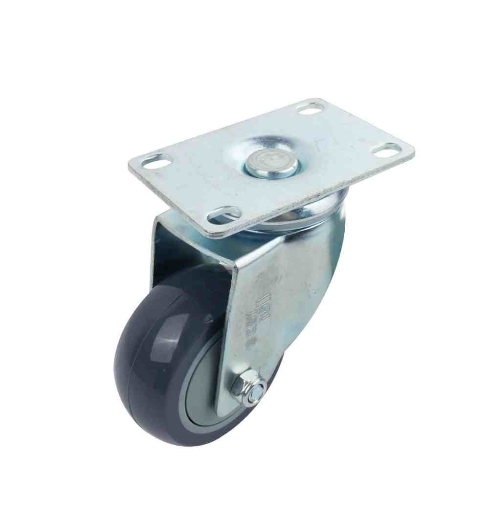 75MM GREY URETHANE SWIVEL PLAT