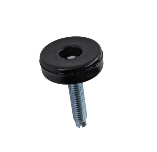 3/8 X 1-1/2 ADJUSTABLE THREAD GLIDE BLACK