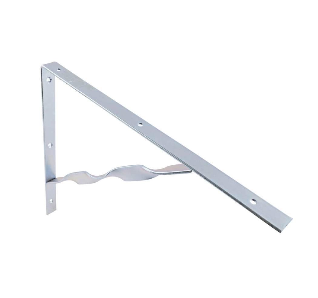 BRACKET TWISTED STAY 400X350X25X4MM ZINC