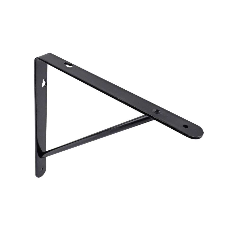 STUDIO BRACKET STAYED 200X200X20X3MM BLACK