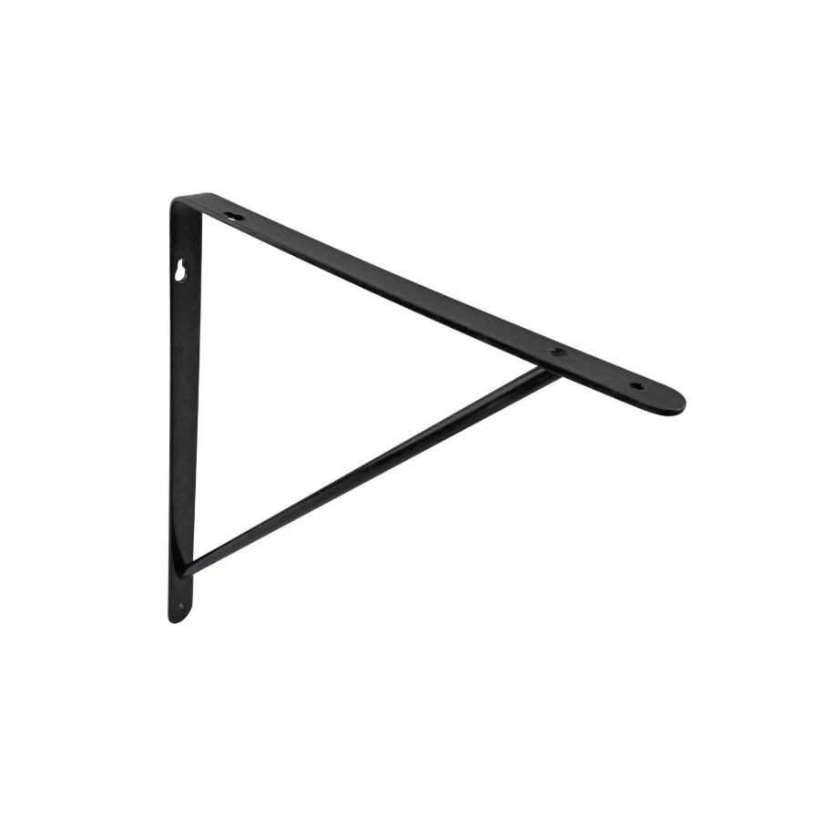 STUDIO BRACKET STAYED 300X250X20X3MM BLACK