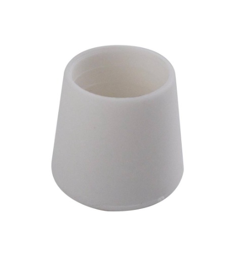 C/TIP RND EXT 22 WHT RUBBER 4PCS