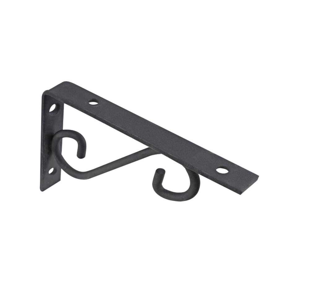 BRACKET SCROLL 200X125X20X3.5MM BL STN SBE200