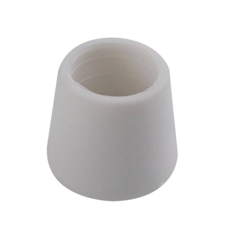 C/TIP RND EXT 19 WHT RUBBER 4PCS