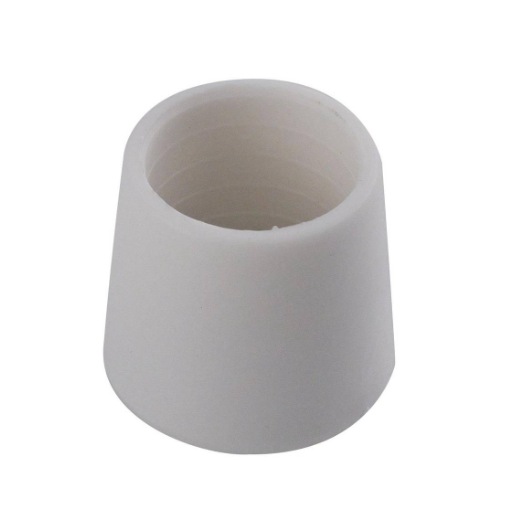 C/TIP RND EXT 25 WHT RUBBER 4PCS