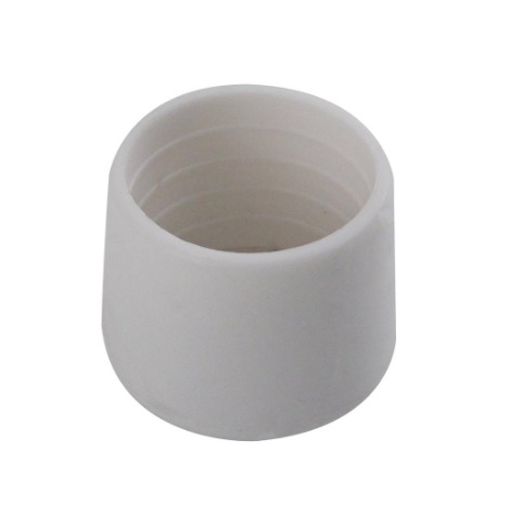 C/TIP RND EXT 38 WHT RUBBER 4PCS