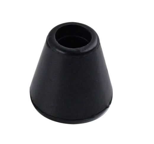 C/TIP RND EXT 10 BLK RUBBER 4PCS