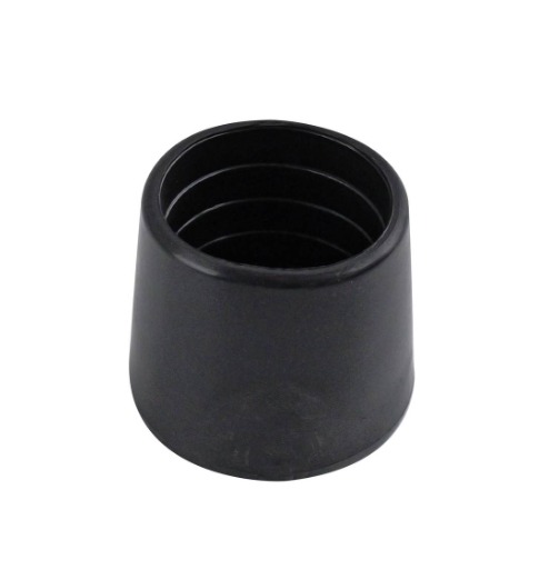 C/TIP RND EXT 25 BLK RUBBER 4PCS