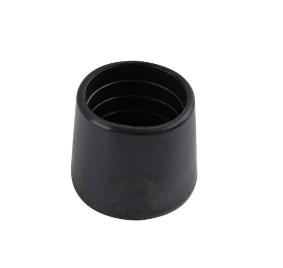 C/TIP RND EXT 29 BLK RUBBER 4PCS