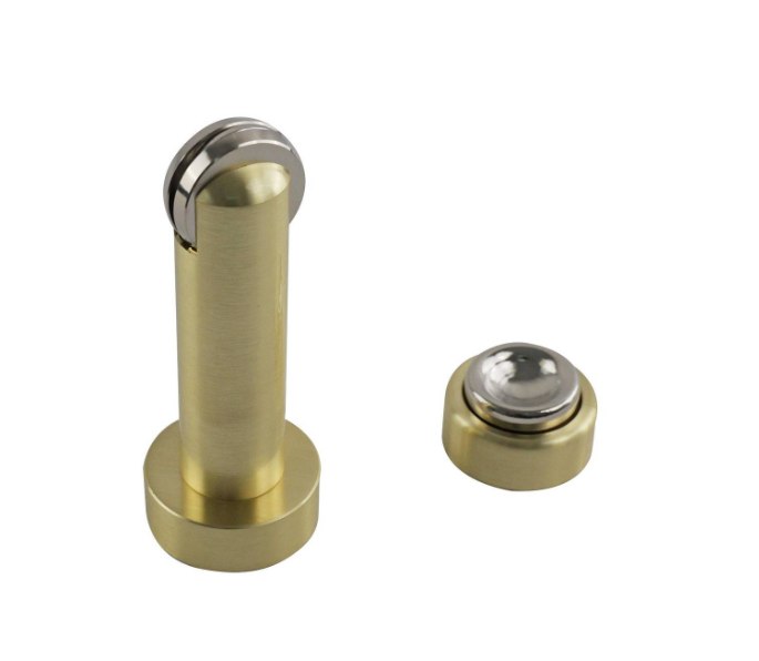 SALUTE DOOR STOP BRUSHED BRASS