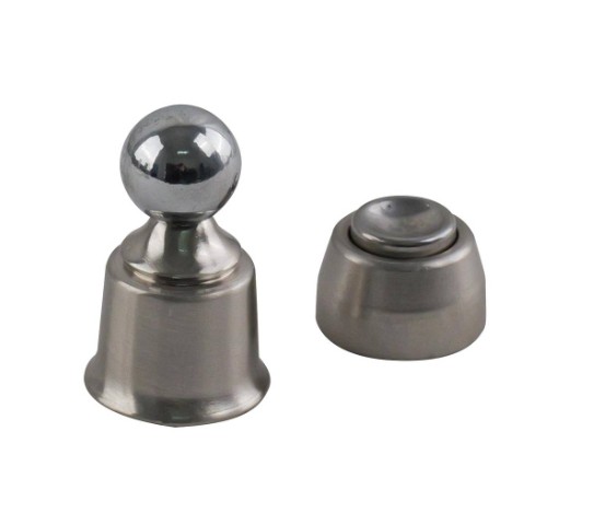 SMALL SPHERE DOOR STOP SATIN C