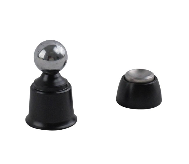 SMALL SPHERE DOOR STOP BLACK 7