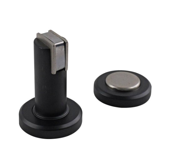 CYLINDER DOOR STOP BLACK