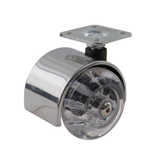 50MM TWIN CLEAR FURNITURE CASTOR