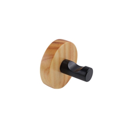 HOOK WALL MOUNT Adoored++TIMBER ROBE HOOK NATURAL 73002