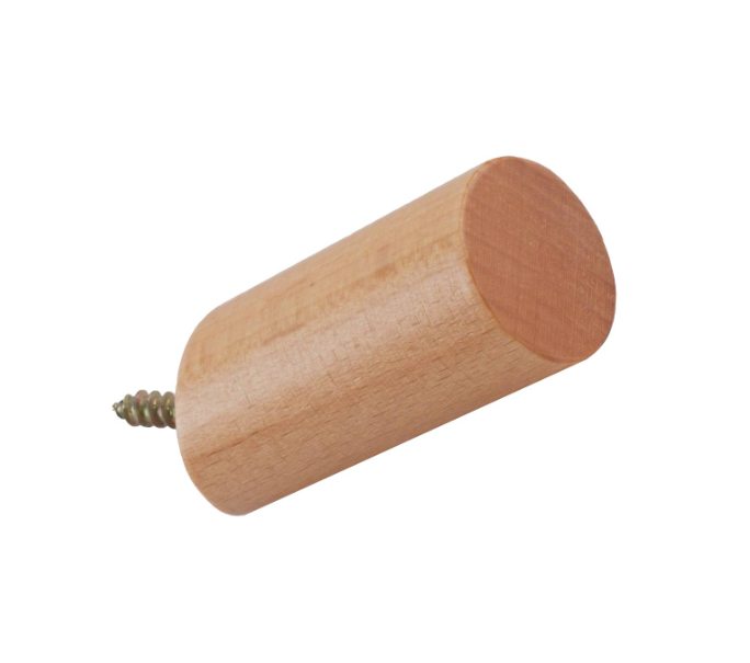 HOOK WALL MOUNT Adoored++ANGLED TIMBER HOOK 73006