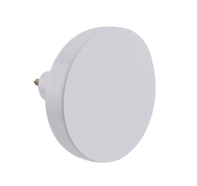 HOOK WALL MOUNT Adoored++DISC HOOK WHITE 75203