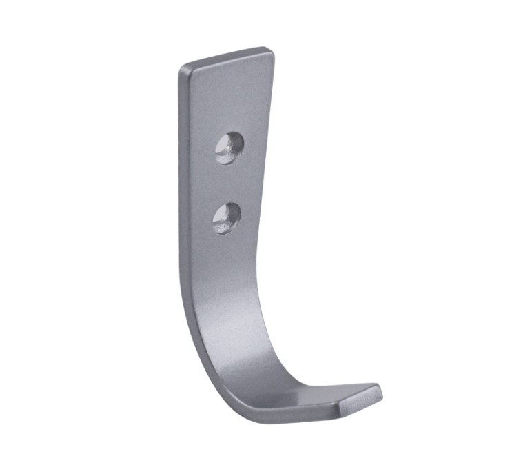 HOOK WALL MOUNT Adoored++NUVO HOOK SATIN CHROME 75610