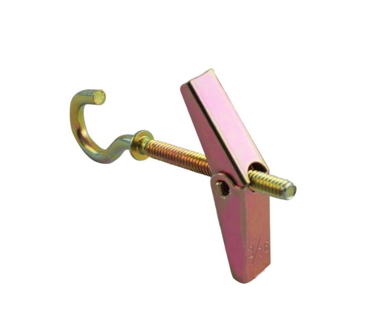 CUP HOOK TOGGLE 25 YELLOW ZINC