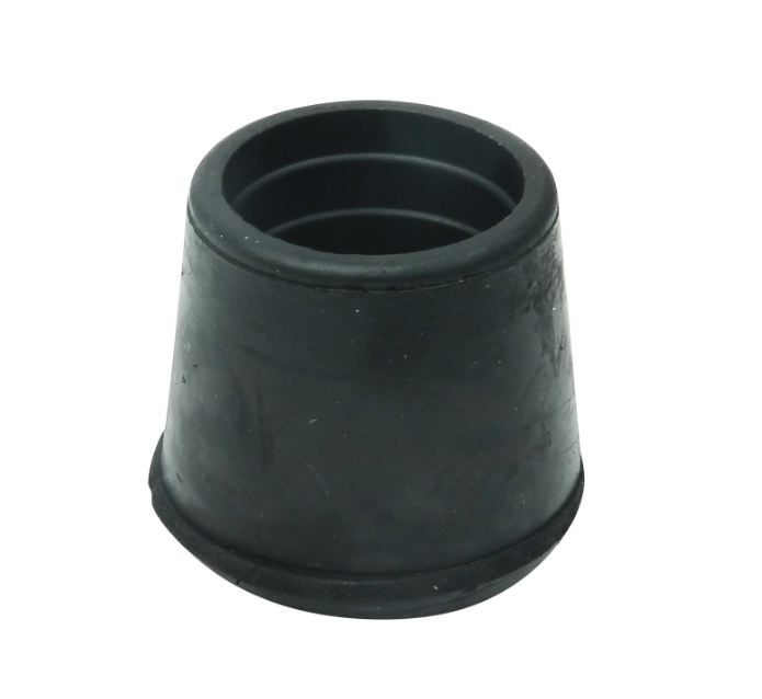22MM RUBBER LEG TIP BLACK