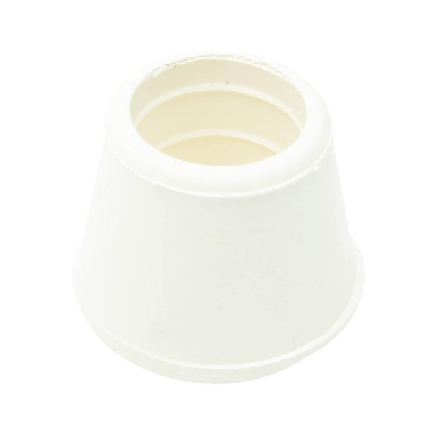 19MM RUBBER LEG TIP WHITE