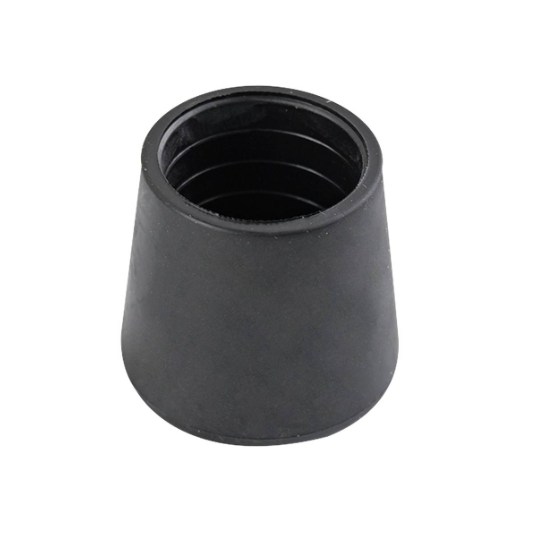 Leg Tips Rubber 19mm Black PK4