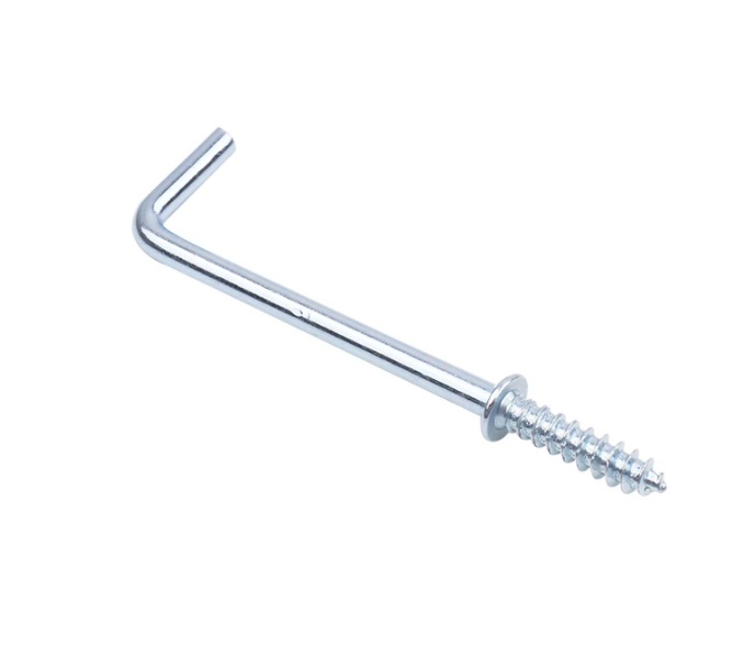 SQUARE HOOK 50MM ZINC 5 PACK