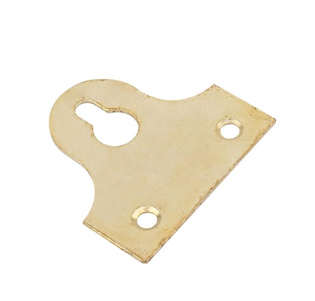 Picture Frame Slot Brackets 50mm Brass Plated PK2