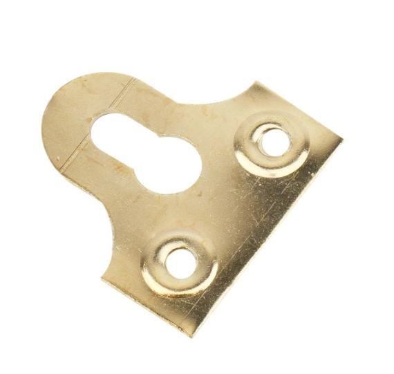 Picture Frame Slot Brackets 30mm Brass Plated PK4