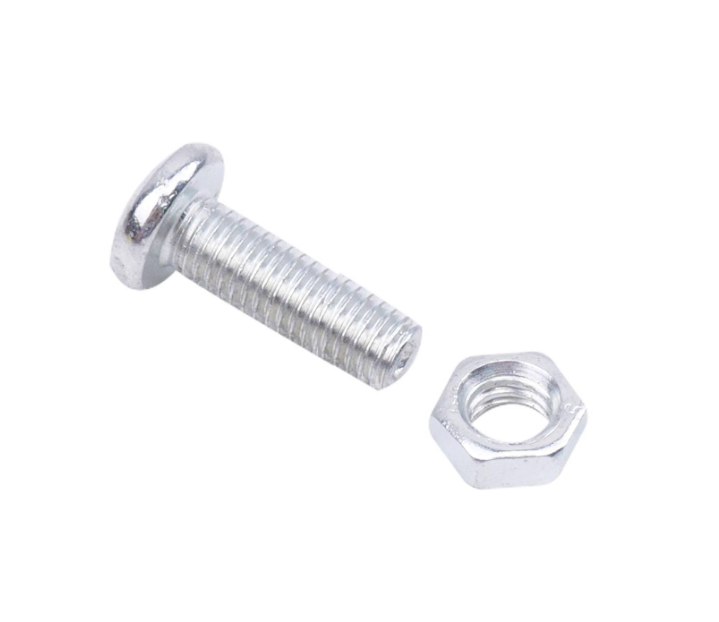 Machine Screw Pan Head & Nut M3x12mm BZP PK20