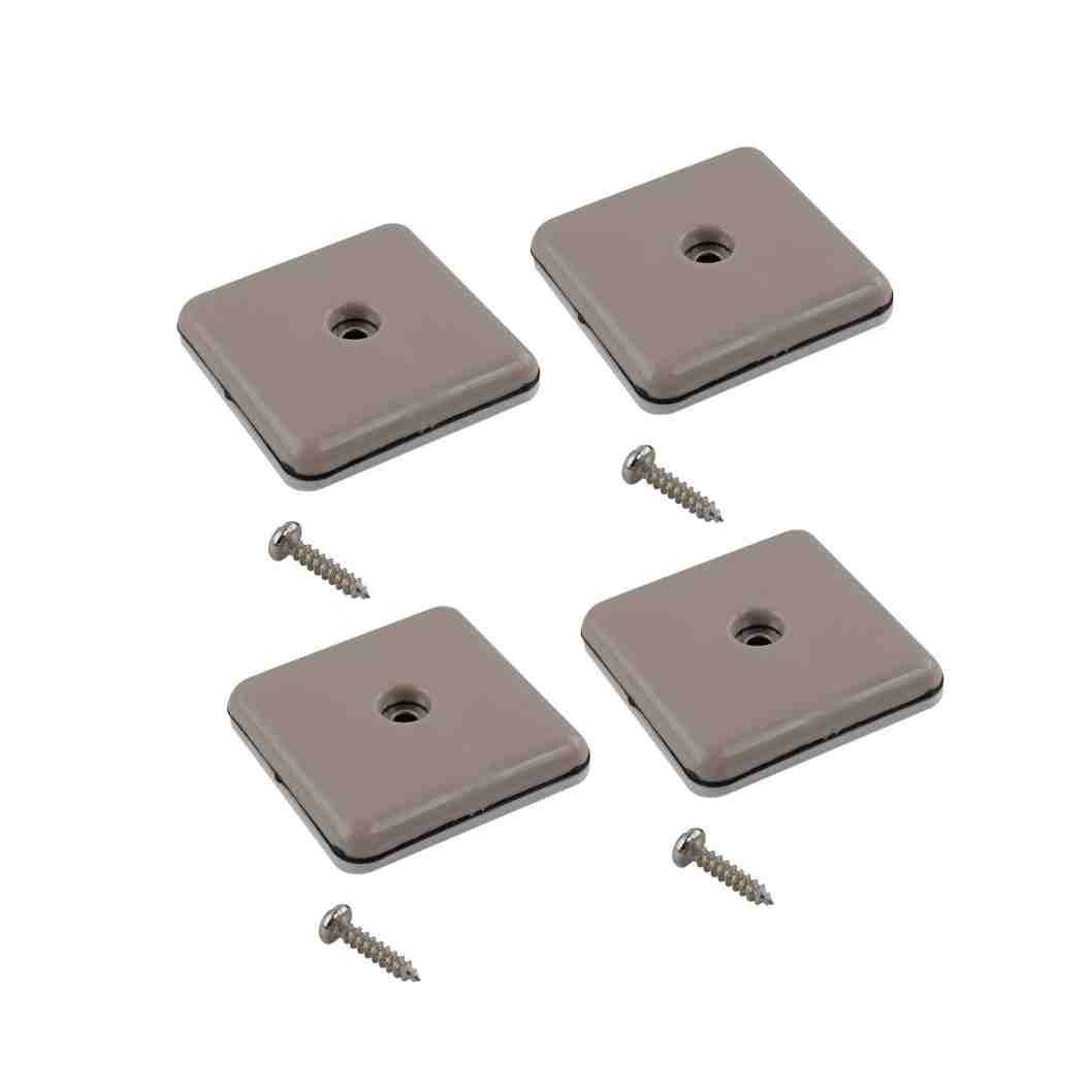 SG 55MM SQUARE SLIDE GLIDE W/SCREWS