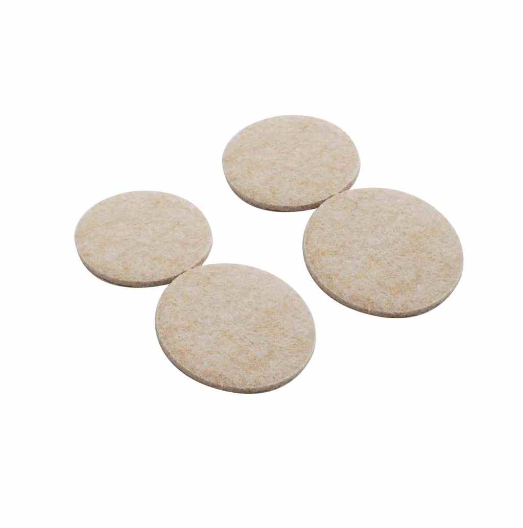 SURFACE GARD 48MM ROUND BEIGE FELT 4PC