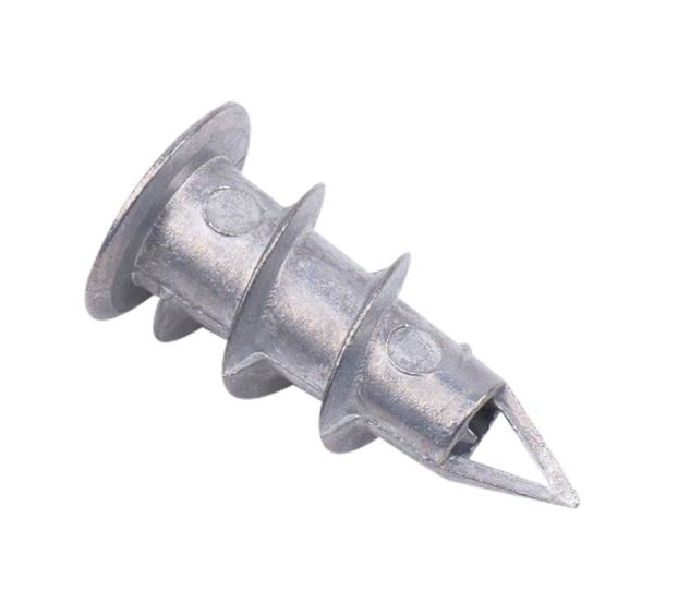 Plasterboard Driva Metal Plug c/w Screws PK4