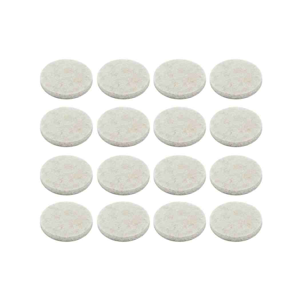 SURFACE GARD 25MM ROUND BEIGE FELT 16PC