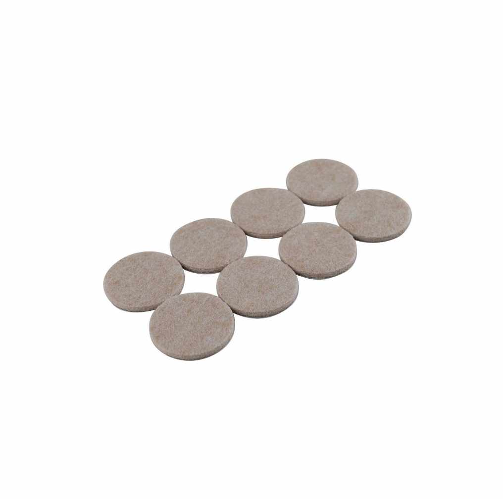 SURFACE GARD 38MM ROUND BEIGE FELT 8PC