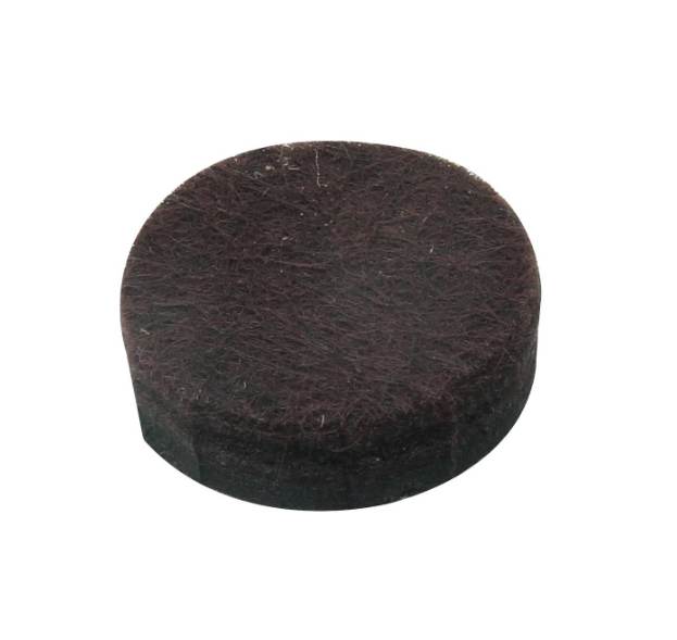 SS GB 1 IN ROUND BROWN FELT PADS-16 PC