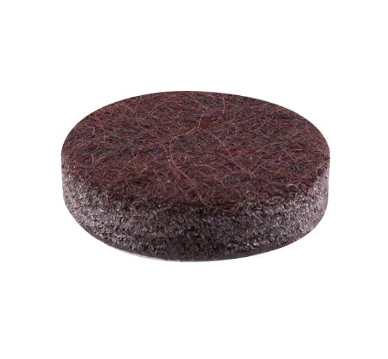 Ultimate 1 in. Brown Round Self-Adhesive Furniture Felt Pads with Gorilla Glue Technology (48-Pack)