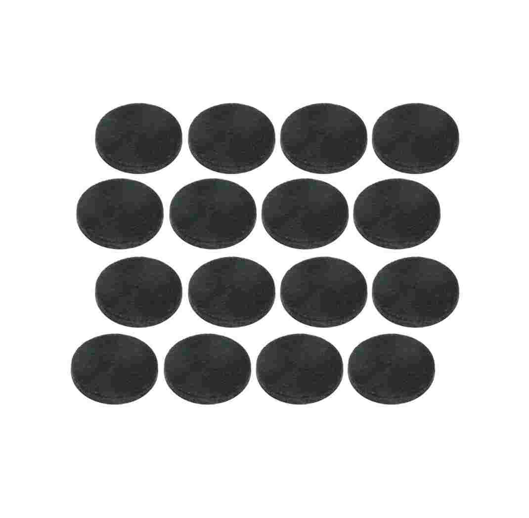 SURFACE GARD FELT PADS 29MM BLACK ROUND 16PCS