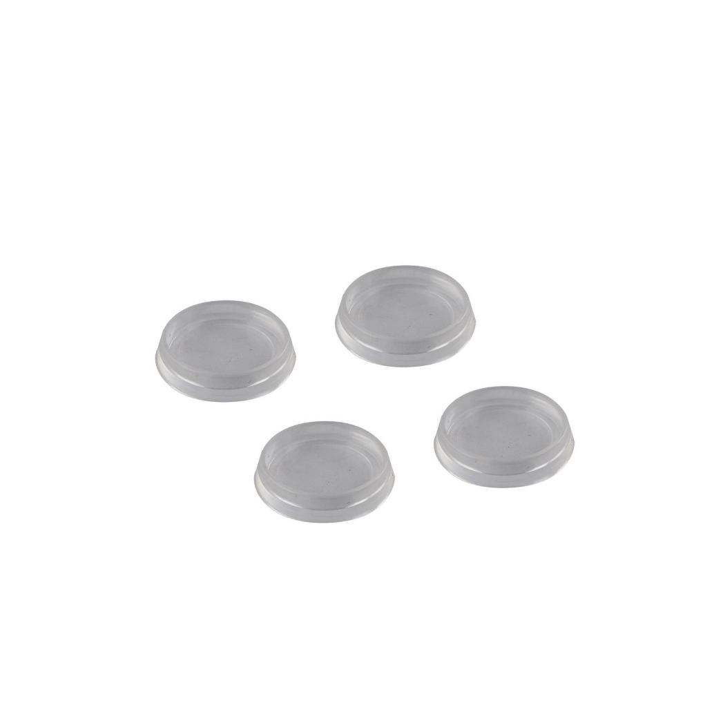 C/CUP RND 37 CLR PLASTIC 4PCS