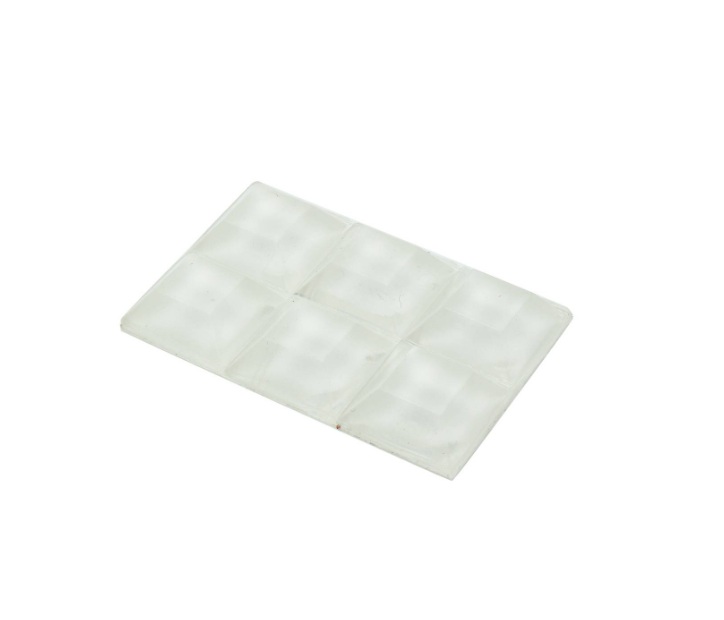 3/4 CLEAR SQUARE BUMPER  PADS