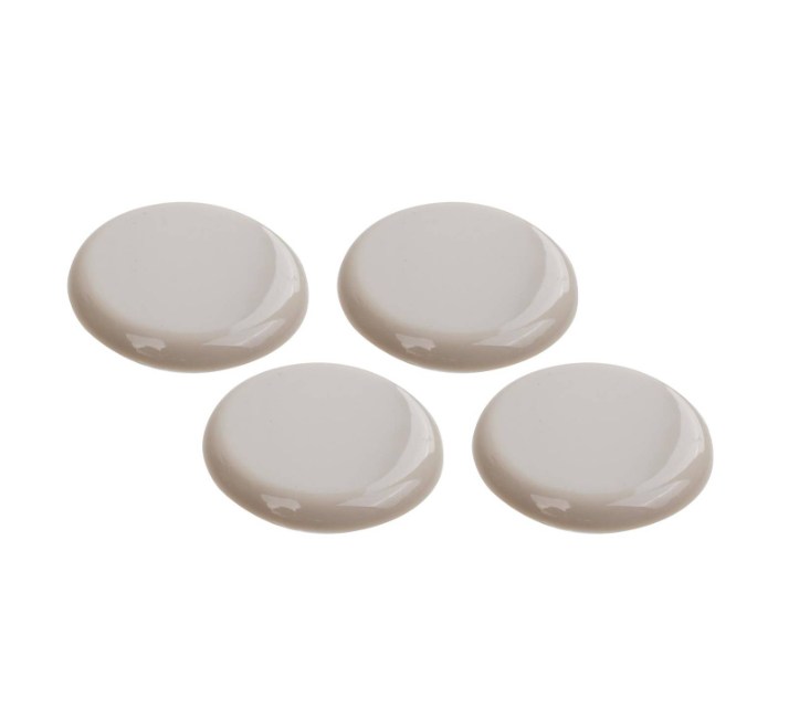 4 PC HARD ROUND SLIDERS 2-3/4