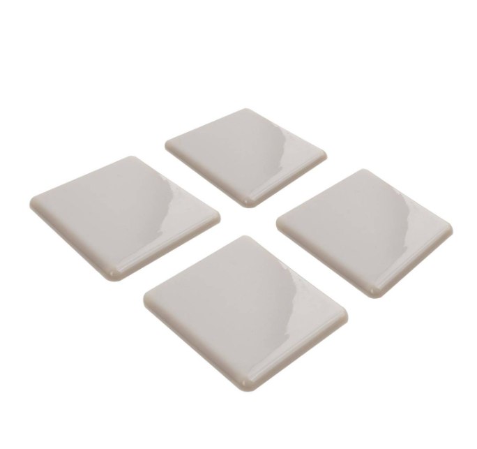 4PC HARD SQUARE SLIDERS 2-1/2