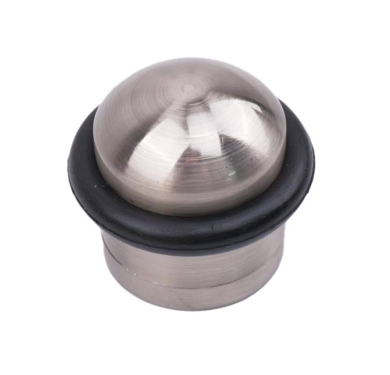 DOME DOORSTOP SATIN NICKEL